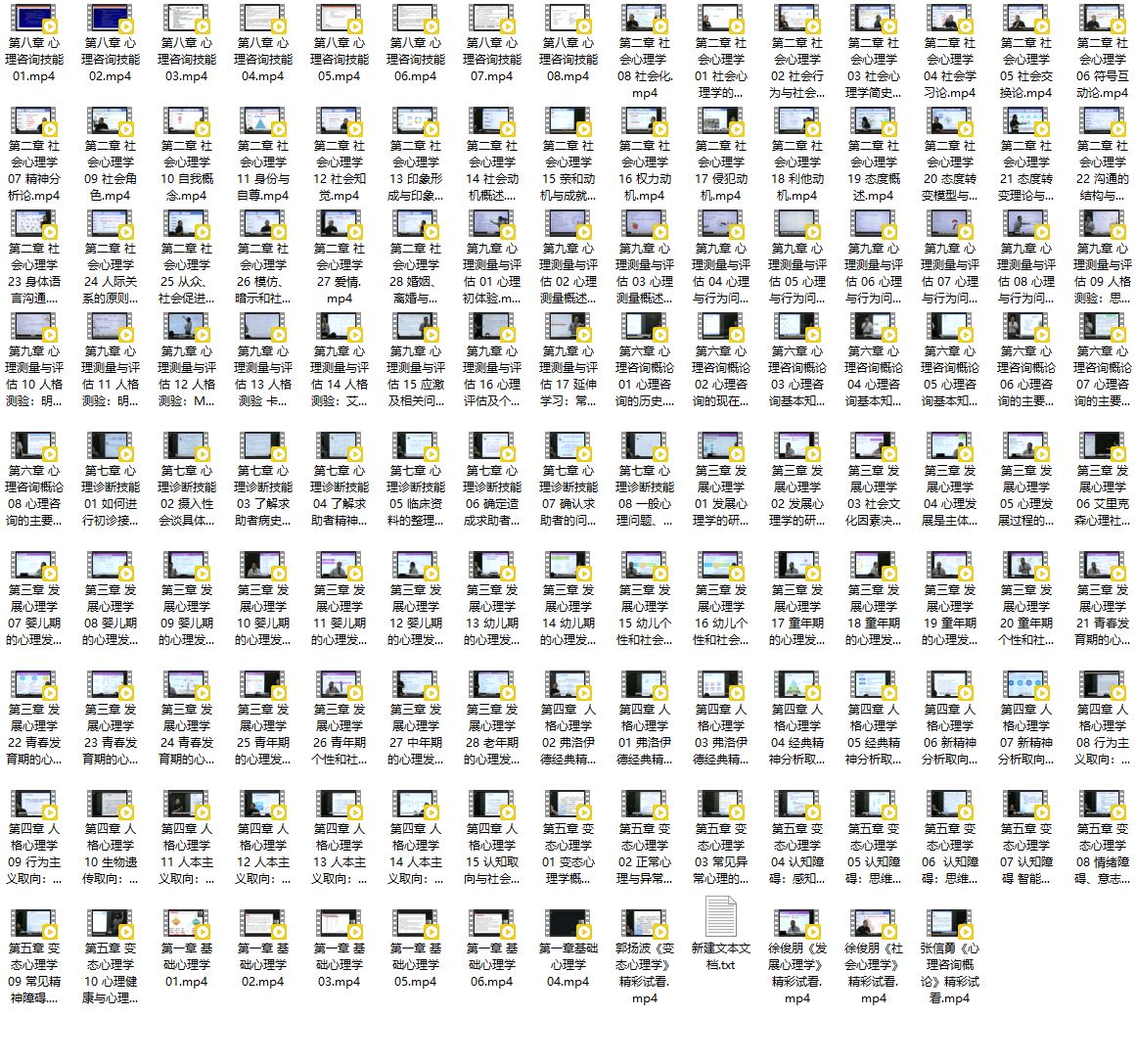 徐俊朋：心理咨询师基础培训网络班价值3600元