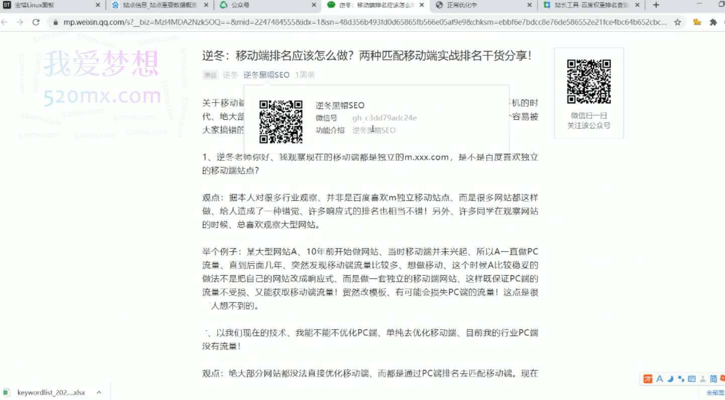 逆冬白帽SEO实战：建站+算法+外链+布局+误区实操全流程