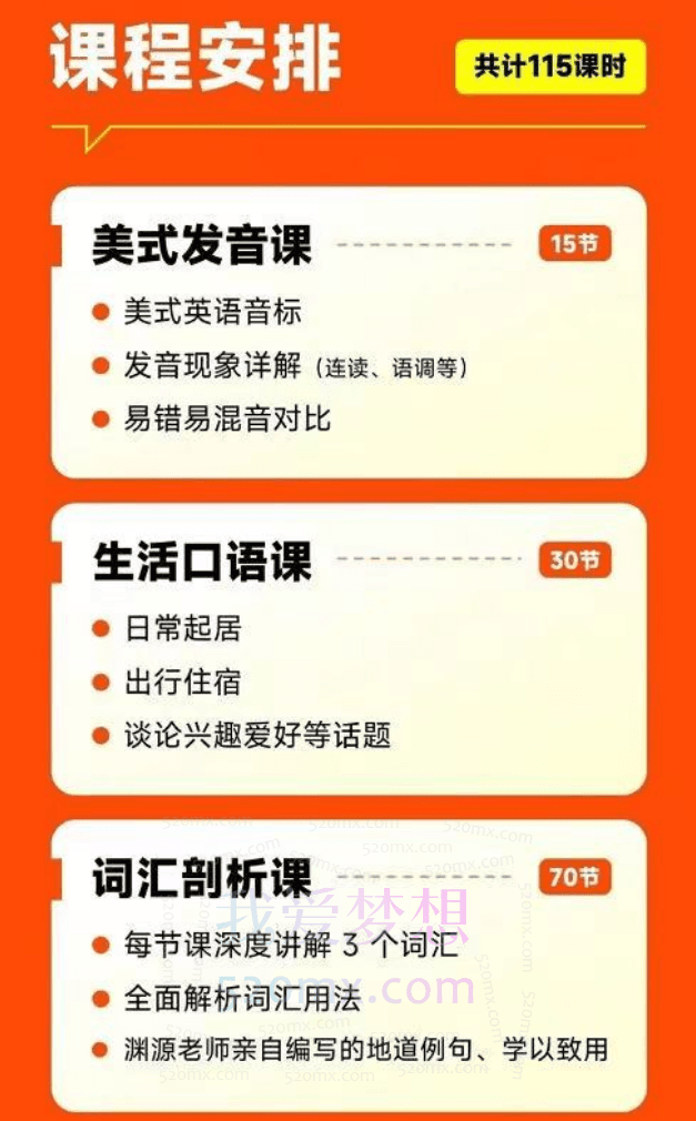 王渊源John三合一英语,美式发音实战、生活口语、基础词汇