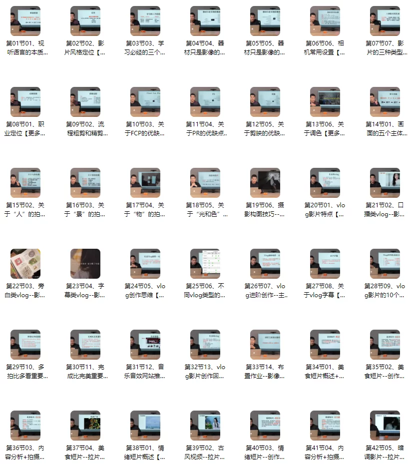 视频创作摄影课程，教你成为具备导演思维的摄影师（导演思维+拍摄技巧+拉片解析+职业发展建议）