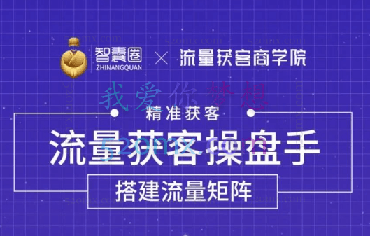 智囊圈·流量获客操盘手(系统大课)