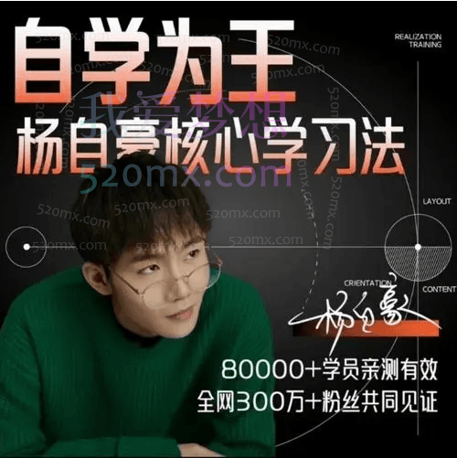 杨自豪自学为王高考提分课