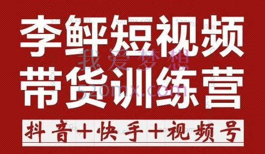 李鲆:短视频带货训练营第11期