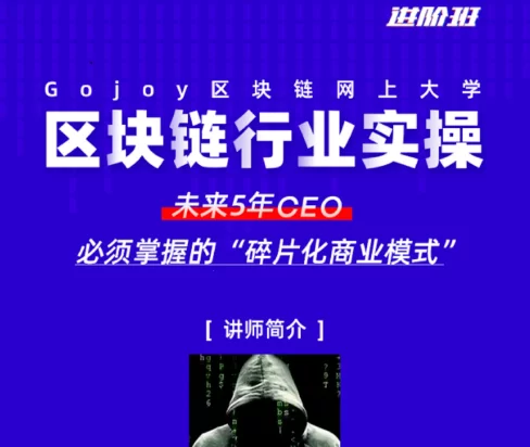 Gojoy实体产业区块链实操一行业实战课程(8周实操)