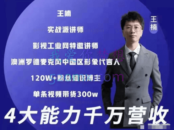 王楠4大能力千万营收（楠哥的课-完整版）