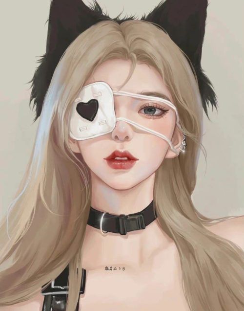 哈士奇味的鸵鸟：古风+现代头像课2022年ipad插画教程第1期