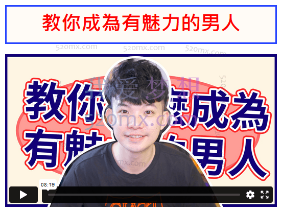 贝克书《教你怎麼成為有魅力的男人》