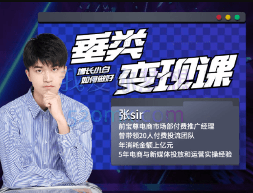 张sir:垂类变现课