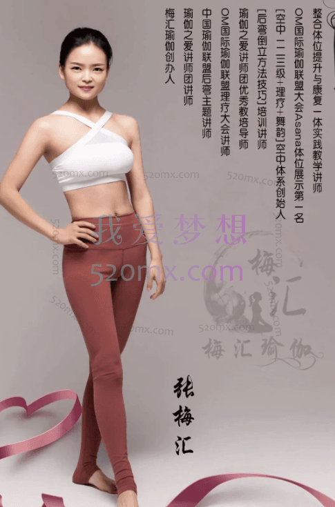 张梅汇:空中瑜伽教师培训系列课 一级和二级 8节课