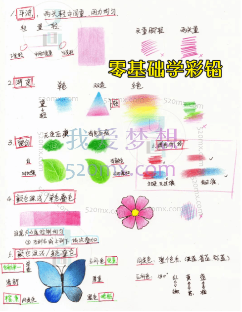 零基础学彩铅2020