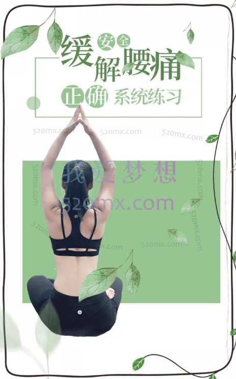 王媚:12节精讲安全缓解腰痛系统练习(私教通用版)