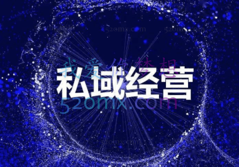 草草:私域留量精准成交术,价值699元