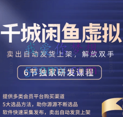 千城闲鱼虚拟项目VIP课程