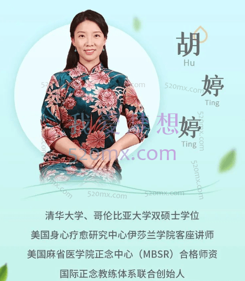 胡婷婷：正念身心疗愈法：释放压力、管理情绪，提升幸福力！