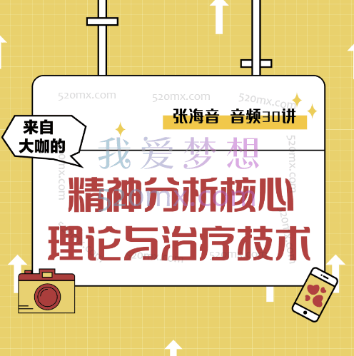 张海音:精神分析核心理论与治疗技术【视频30讲】+课件+文字稿