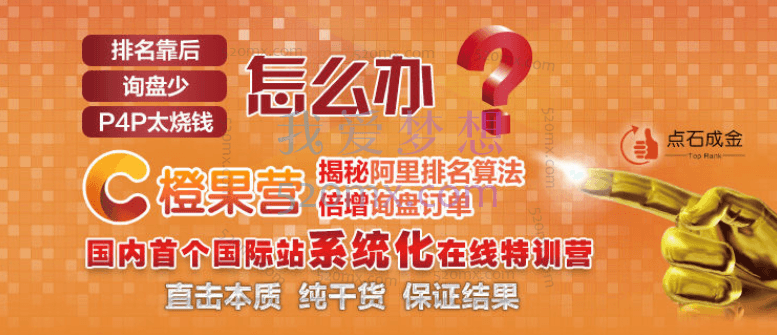 点石成金商学院【橙果营】 国际站在线特训营,第53-54期