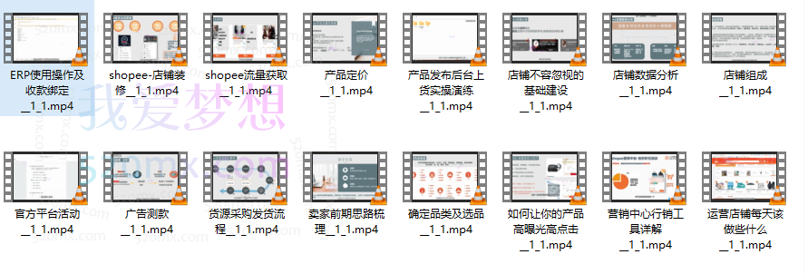 朗煊Shopee爆单运营实操课,虾皮入门到精通