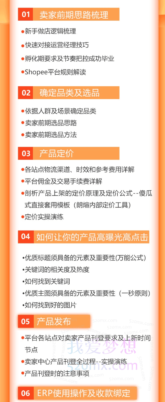 朗煊Shopee爆单运营实操课,虾皮入门到精通