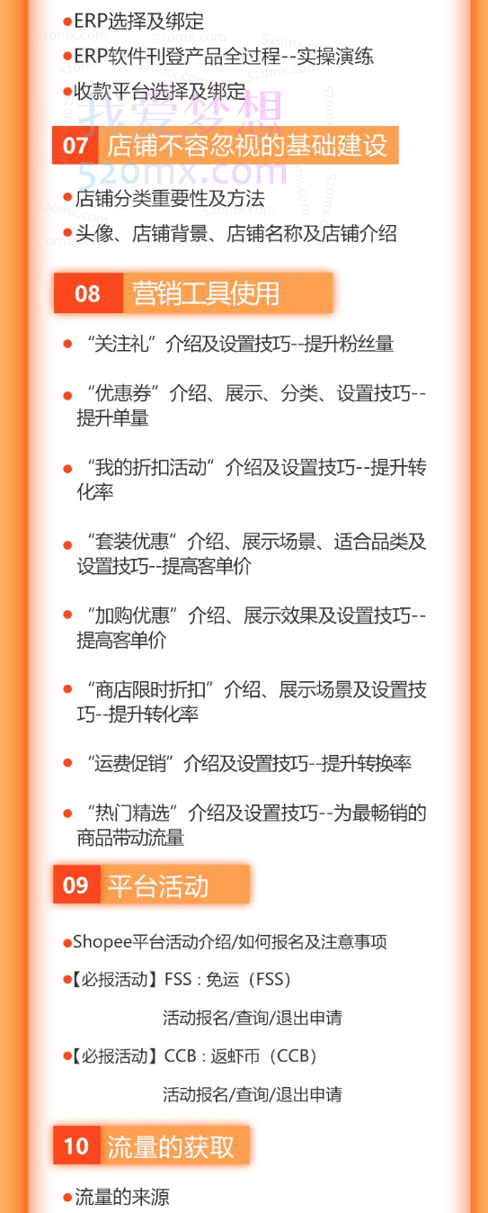 朗煊Shopee爆单运营实操课,虾皮入门到精通