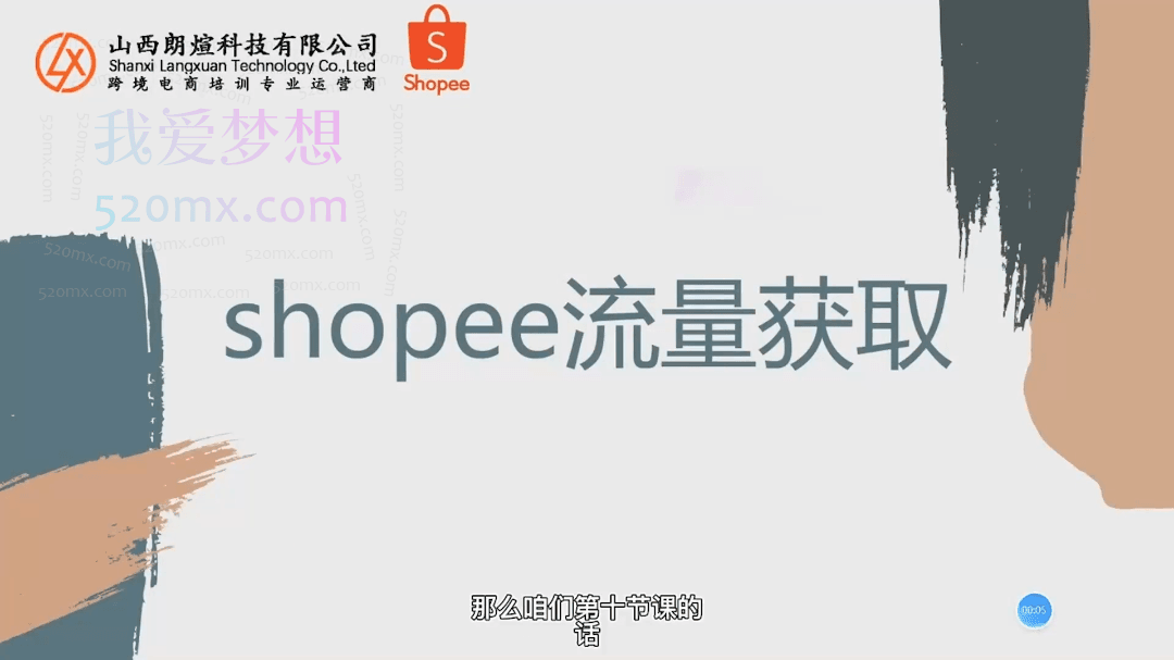 朗煊Shopee爆单运营实操课,虾皮入门到精通