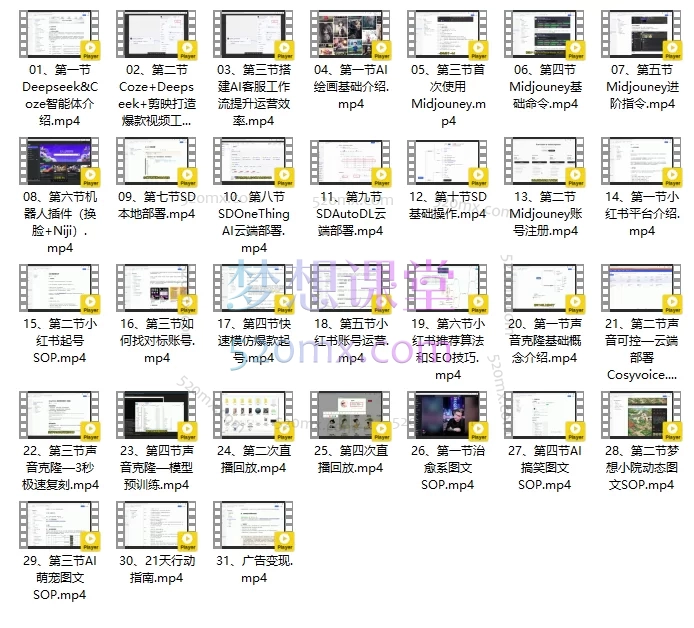 AI+DeepSeek绘画实战营,小红书商业变现全流程