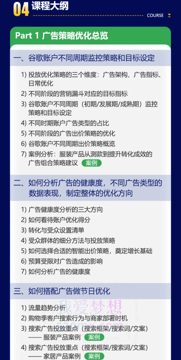 谷歌广告高阶打法与优化,凝结行业精华带你抓住流量红利最大化ROI
