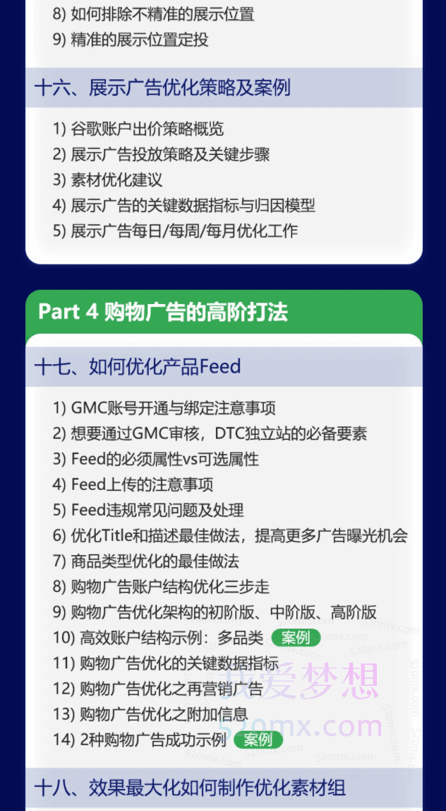 谷歌广告高阶打法与优化,凝结行业精华带你抓住流量红利最大化ROI