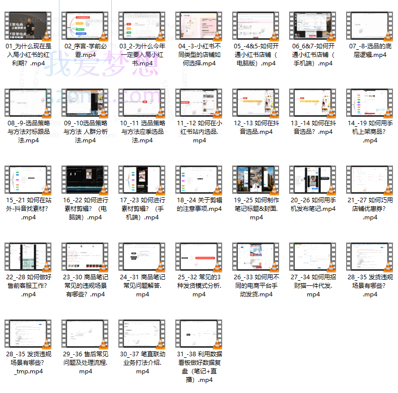 余文小红书电商小白入门课