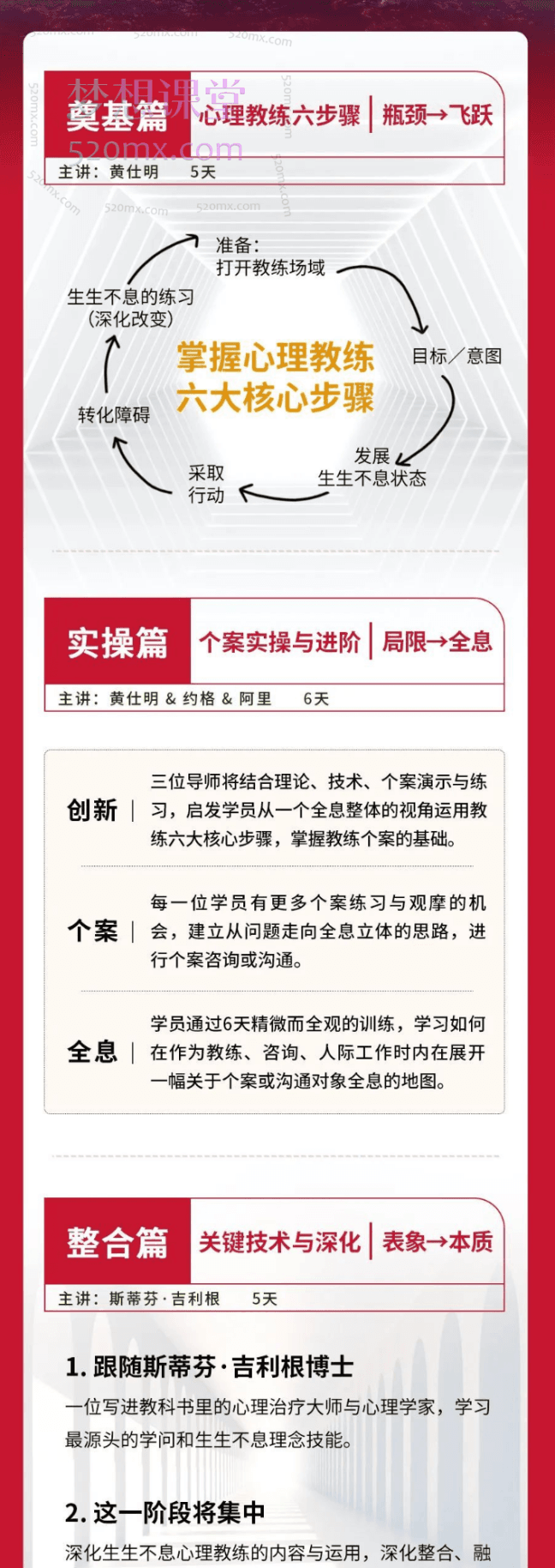 传承计划：生生不息心理教练国际授证课程-四阶