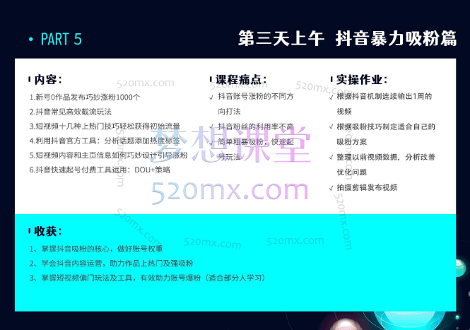 美迪电商：抖音短视频运营班-24年07月12日（双师）