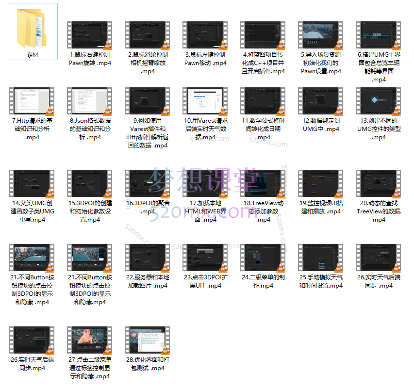 UE5数字孪生与智慧园区开发全流程课程