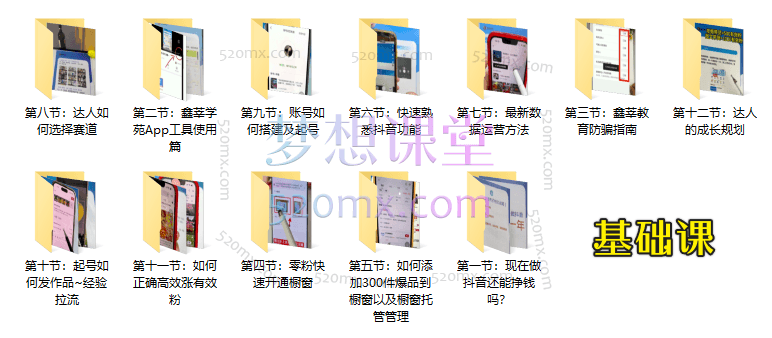 鑫萃教育抖音图文带货13.0交付体系课