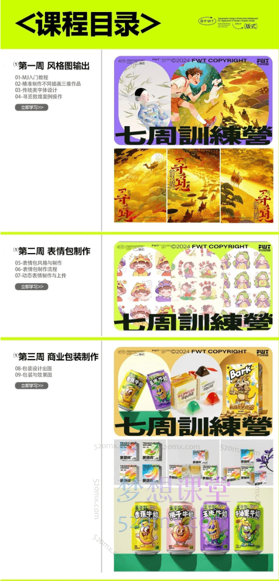 2024AIGC商业实战MJ+SD,从0基础到进阶深度学习