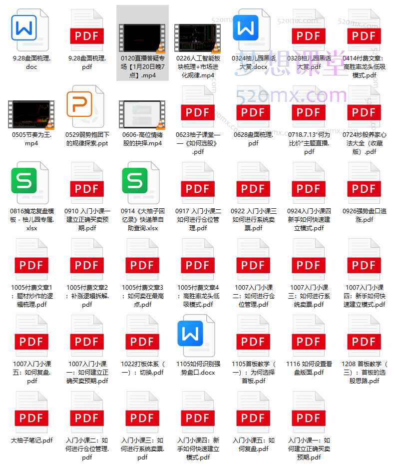 大柚子笔记,2024柚子投资课+笔记