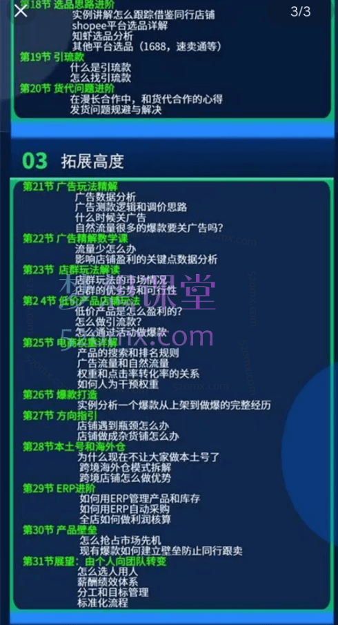 shopee成长猫,60天陪跑课,实战经验实操课,解决店铺问题