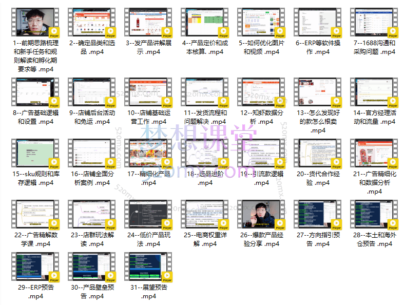 shopee成长猫,60天陪跑课,实战经验实操课,解决店铺问题