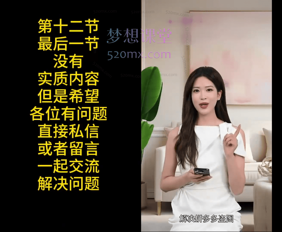 起诉拼多多盗图、盗款高级课程-拼多多图片保护