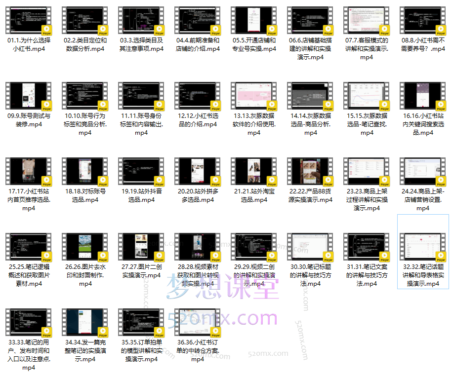 一猫红薯小红书电商从入门到精通,理论+实战全教程