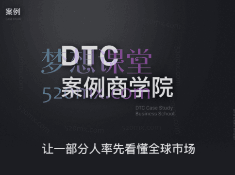 任小姐出海战略咨询-DTC案例商学院,让一部分人率先看懂全球市场