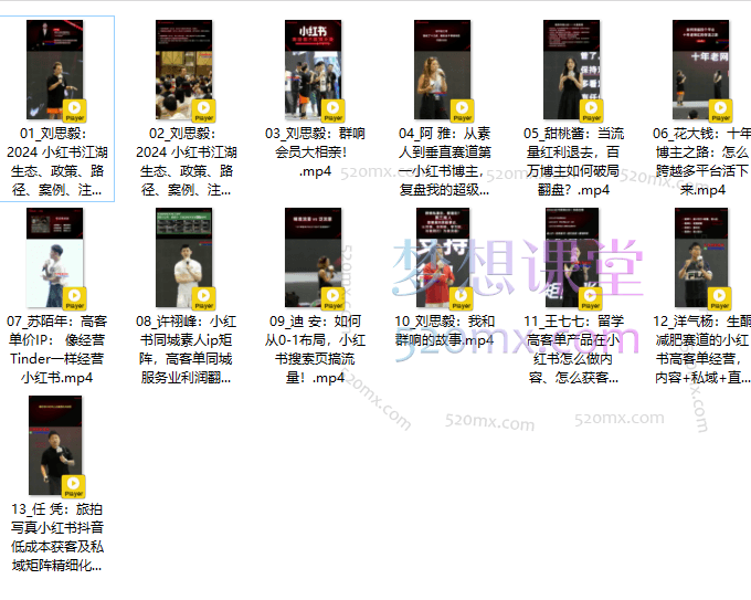 群响小红书商业模式变现线下大课,现场视频课
