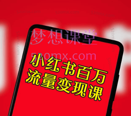 小红书百万流量变现课，从起号到营销，解锁爆款与变现密码