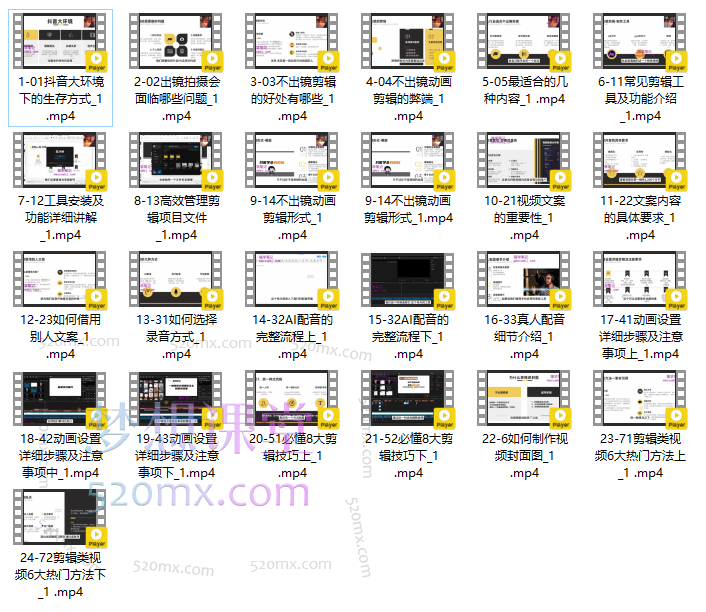 二哥学抖音文字动画类短视频剪辑术