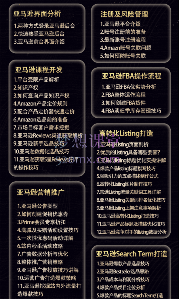 知易跨境电商：亚马逊VIP直播系列课程，从零基础到精通的全方位课程