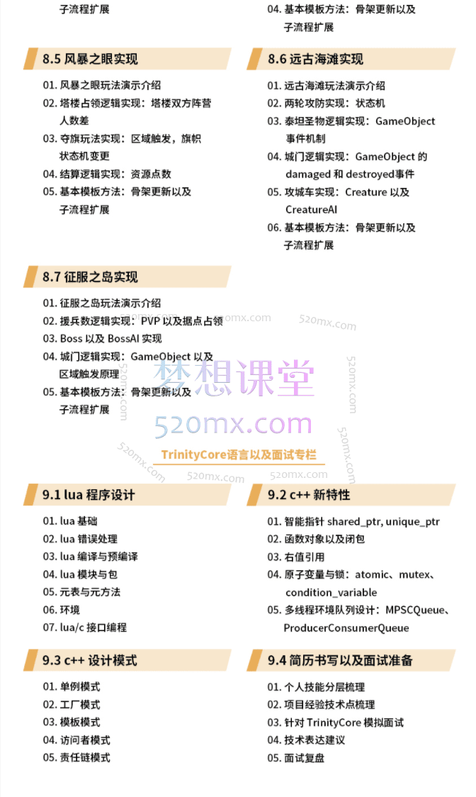 零声C++游戏后端开发(魔兽世界/MMO/TrinityCore源码拆解)