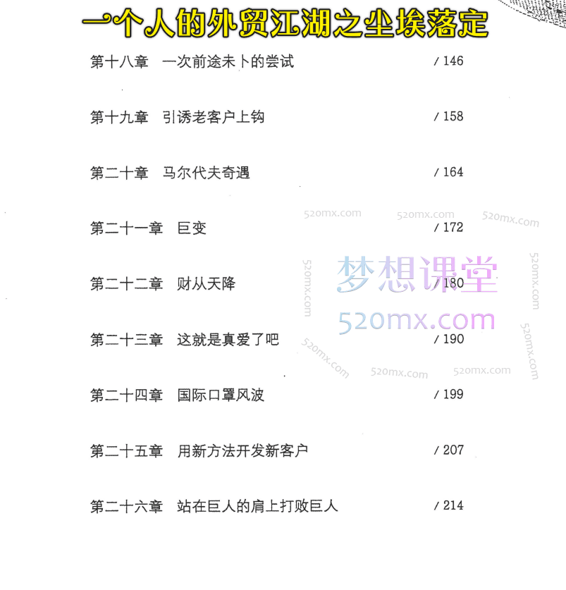 冉凌燕一个人的外贸江湖全四册装 在无畏中狂欢+前路漫漫+尘埃落定+案例(pdf电子书)