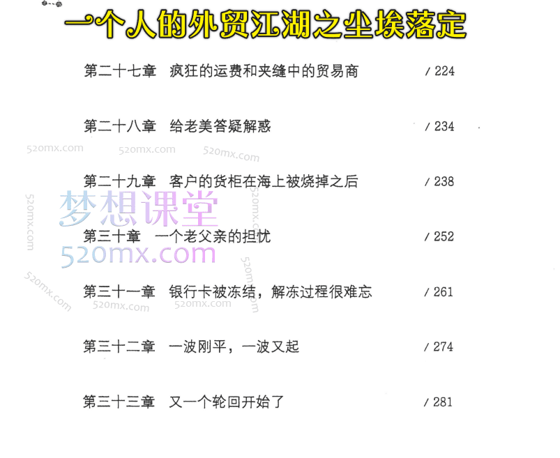 冉凌燕一个人的外贸江湖全四册装 在无畏中狂欢+前路漫漫+尘埃落定+案例(pdf电子书)