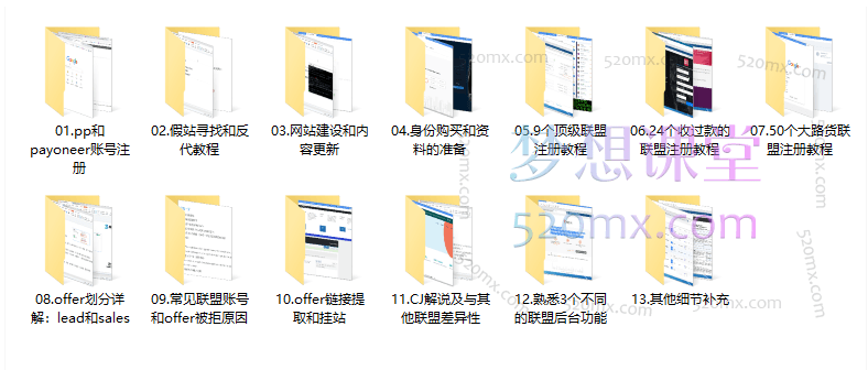2024倪叶明Affiliate线下实战教程，国外广告联盟营销从账号注册到运营实操全攻略课程