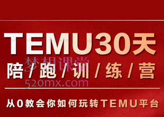 番茄出海Temu30天陪跑训练营第三期
