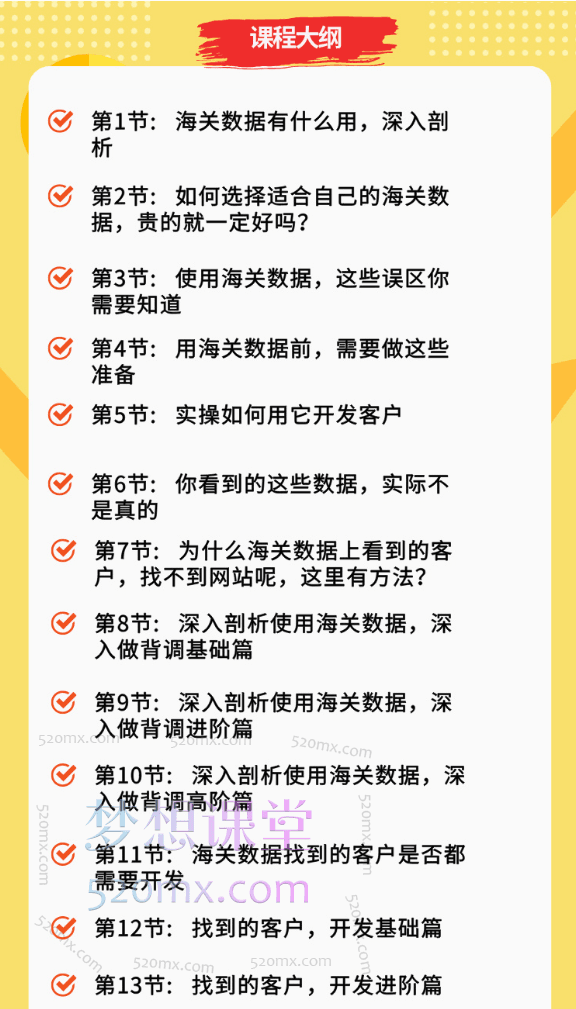 城哥外贸说:海关数据开发客户实战课