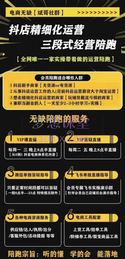 电商无缺-抖店精细化运营,非常详细的精细化运营抖店玩法2024年11月(价值3580元)